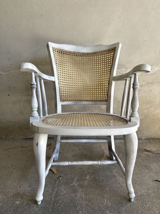Cadeira vintage palhinha