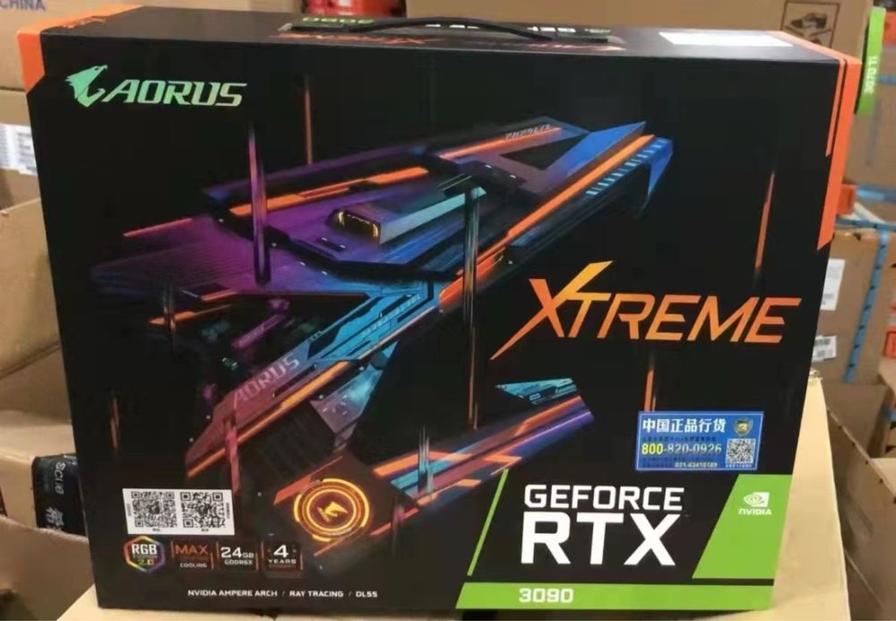 Відеокарта Gigabyte Aorus GEFORCE RTX 3090 XTREME 24G