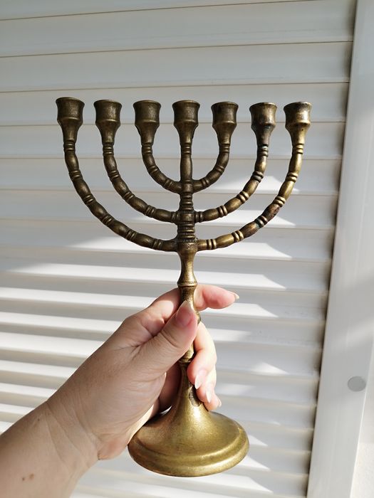 Подсвечник Менора бронза