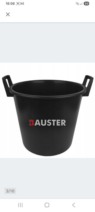 Pojemnik Budowlany Do Kleju Zaprawy40L