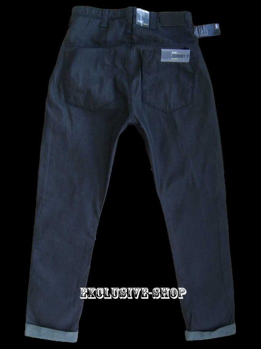 Spodnie męskie alladynki Lee Johnny P czarne W34 L32 pas 94 cm