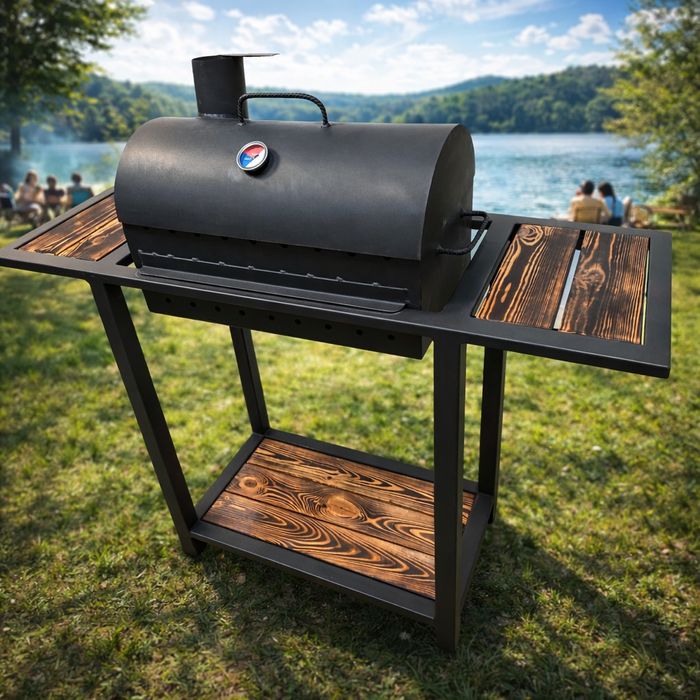 Grill ogrodowy 120 cm | stal 4 mm | farba 800°C | PROMOCJA 999 zł