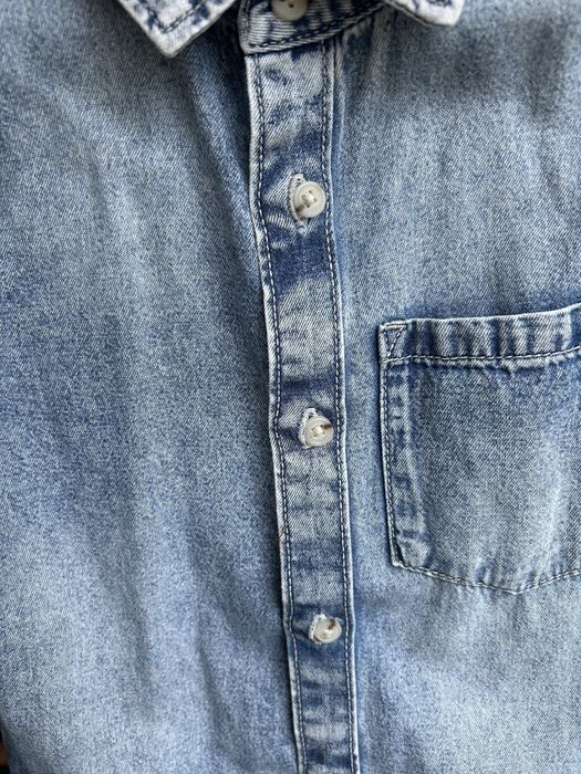 Jeansowa koszula chłopięca 140 Primark