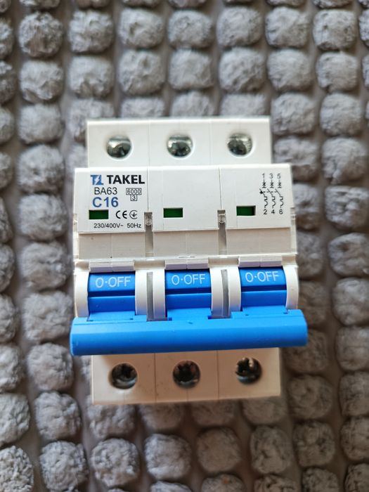 Автоматичний вимикач Takel BA63 C16