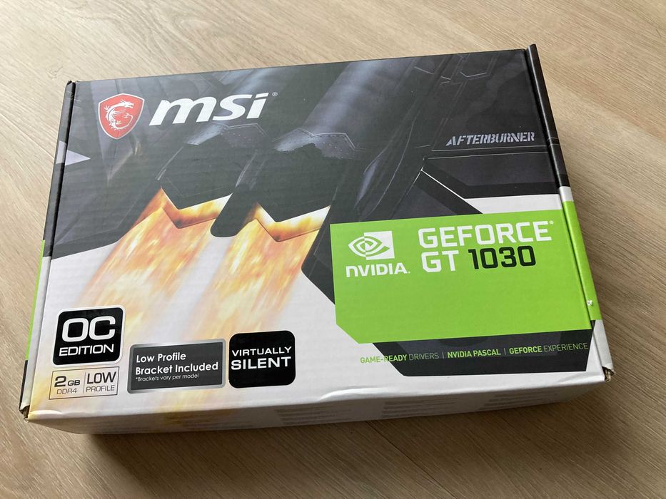 Karta graficzna MSI GeForce GT1030  LP OC 2GB DDR4 64 BIT