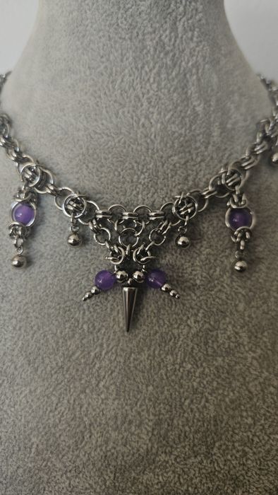 Naszyjnik z stali nierdzewnej stainless steel necklace wisior