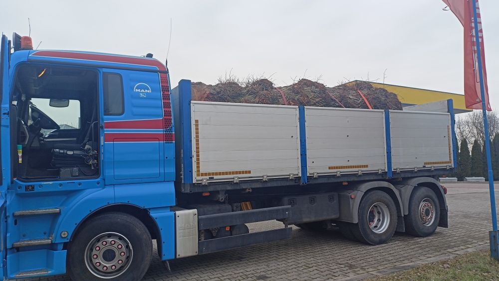 Auto laweta Usługi transportowe wapno luzem
