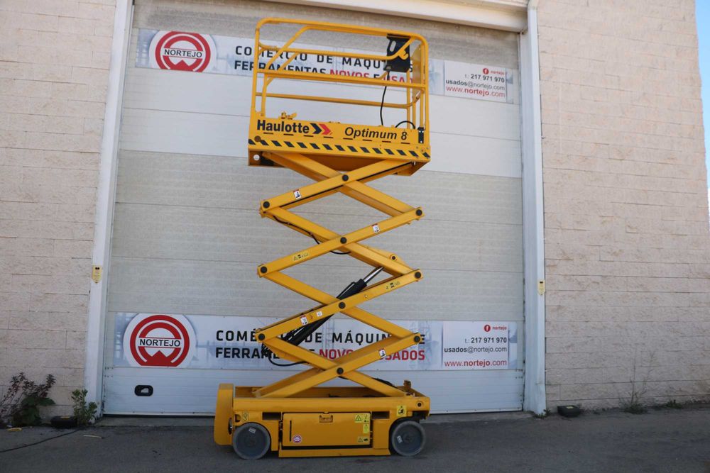 Plataformas Elevatórias Tesoura Elétricas 8mt Recondicionadas Estreita