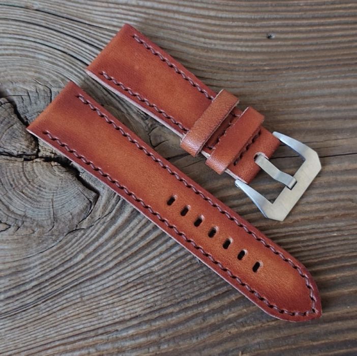 Pasek do zegarka Panerai 26 / 22 mm handmade skóra naturalna