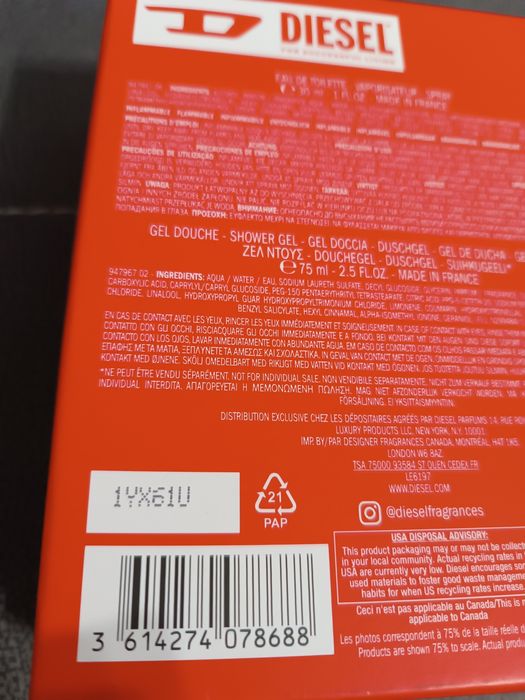 Woda toaletowa męska Diesel