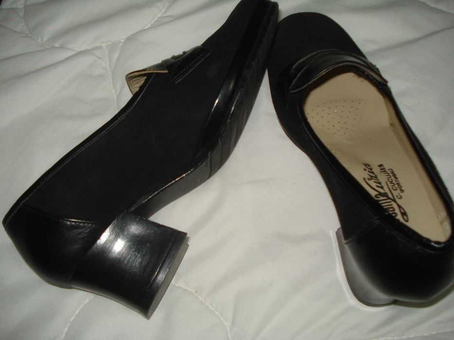 sapatos de linha conforto