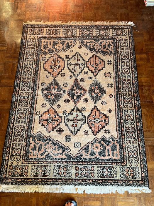 Tapete Estilo Tribal Geometrico-excelente estado