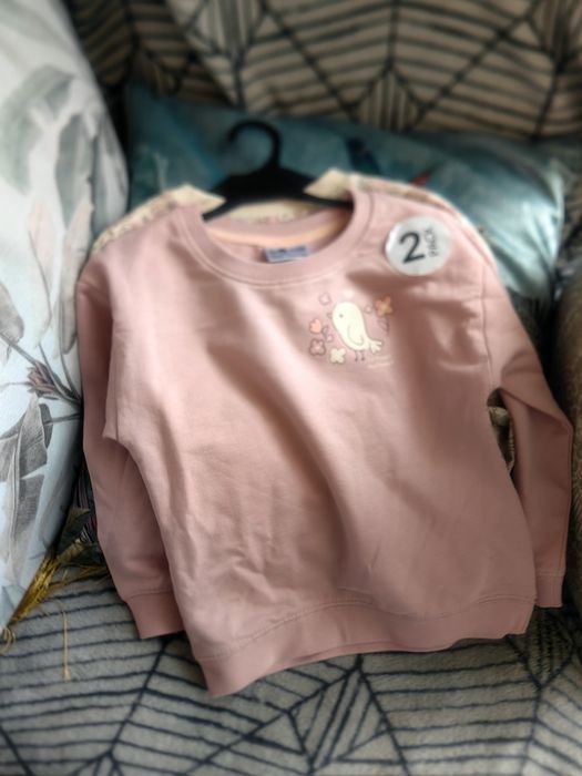 2 ciepłe bluzy, rozmiar 92