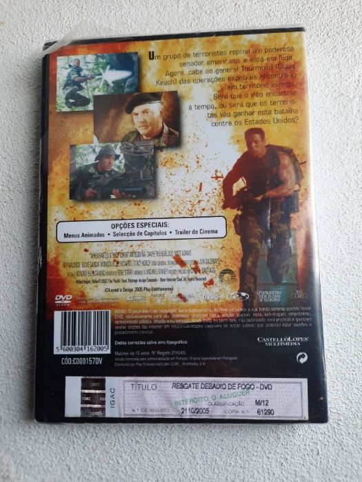 Resgate Debaixo de Fogo (DVD) (Selado)