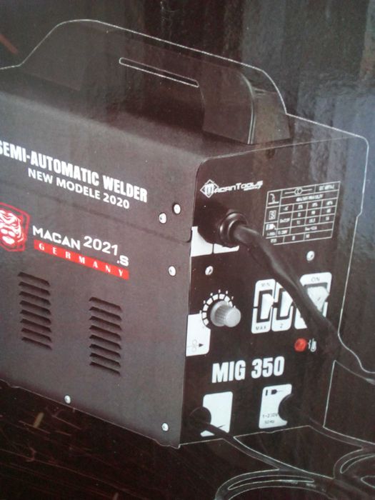 Aparelho de soldar Semi Automático 300a sem gás NOVOS