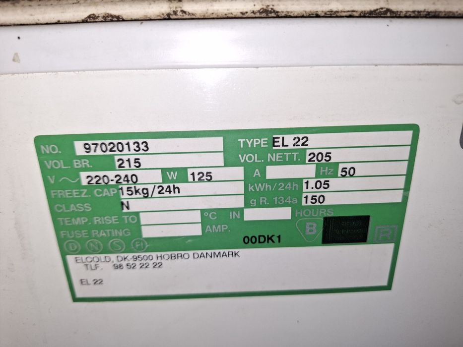 Zamrażarka skrzyniowa Elcold