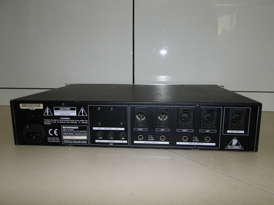 Procesor DSP Equalizer Bramka Szumów Limiter BEHRINGER ULTRACURVE 8000