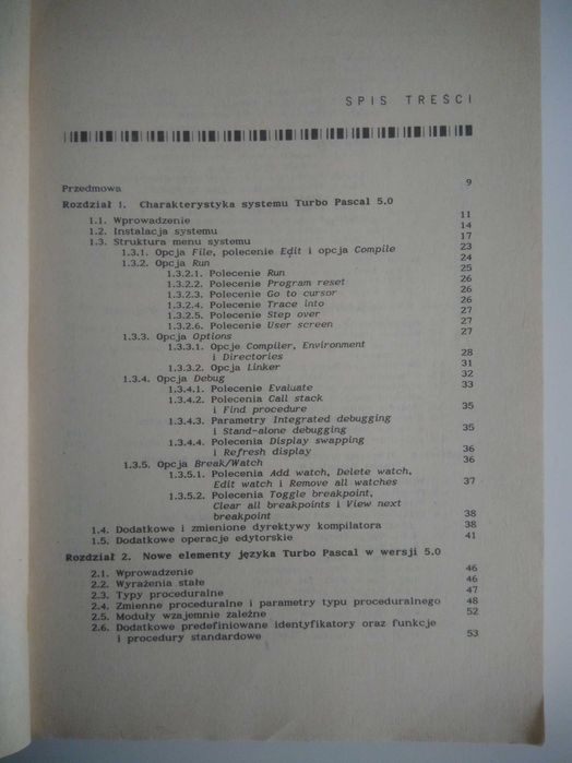 książka Turbo Pascal 5.0