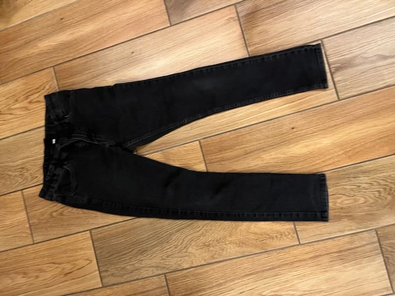 Spodnie jeans czarne rozmiar 164