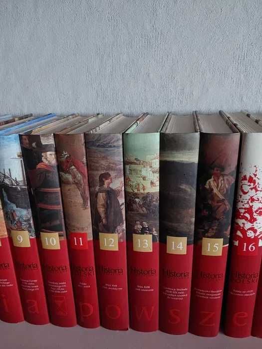 Historia Polski, historia powszechna-biblioteka GW-komplet 21 tomów