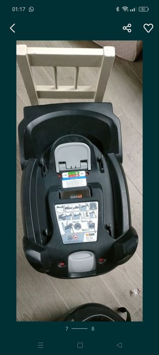 Ovo BeSafe, com redutores, capa para a chuva e bases isofix izi go (Be