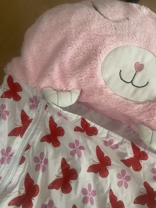 Saco cama “dormilouco” - gatinha rosa