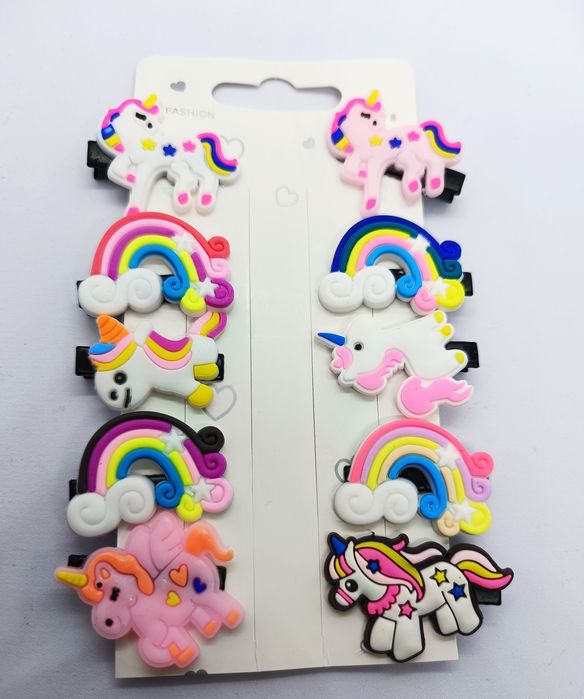 Zestaw spinek jednorożce