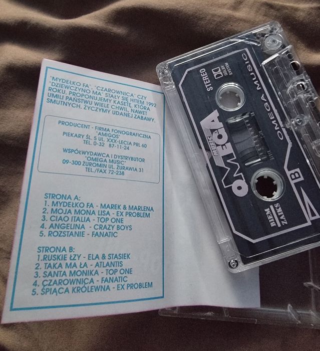Kaseta Gala Muzyki Chodnikowej Top '92
