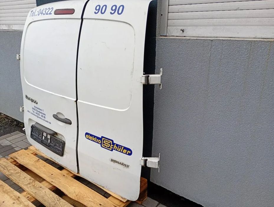 drzwi tylne prawe tył kompletne renault kangoo ii iii 2008-2021 białe