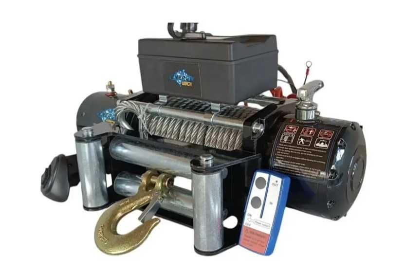 Автомобільна електрична лебідка 5т 6т 7т 12-24В лебедка для эвакуатора