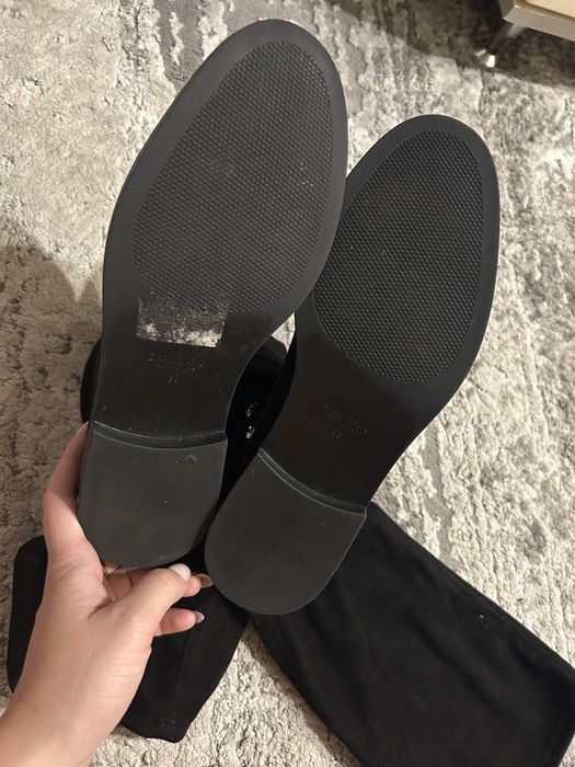 НОВІ  Ботфорти Zara замшеві