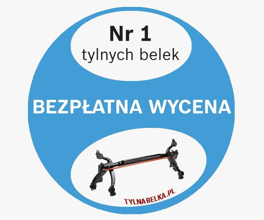 Tylna belka skrętna oś Renault Kangoo - 3 lata gwarancji WA