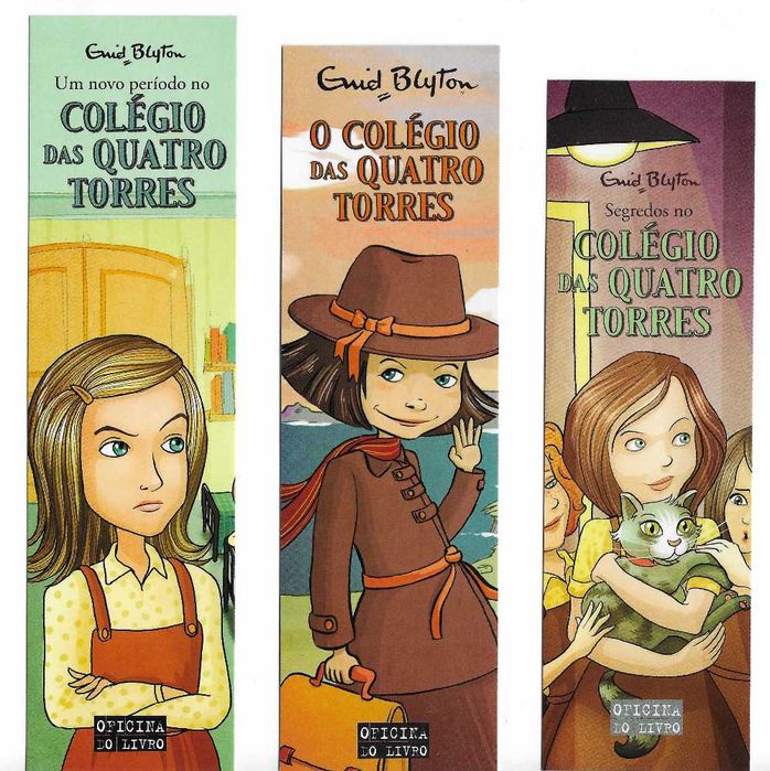 Marcadores de livros Colégio das quatro torres 7 unidades - olx X10584