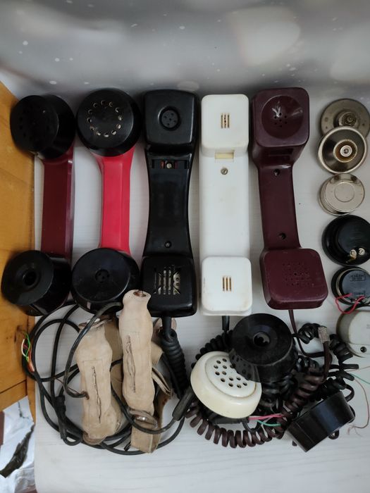 Безкошт.олх.доставка.Ларингофон авиационный ЛА-5, капсулы телефонные