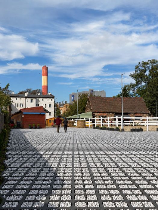 Mata Drenażowa - parking, podjazd tymczasowy, padok