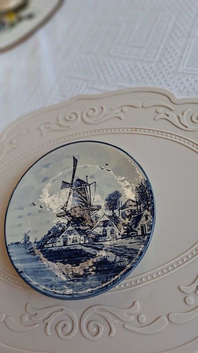 Zawieszka ceramiczna na ścianę talerz średnica 15 cm