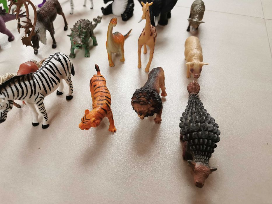 MIX Zestaw Figurek Zwierząt i Dinozaurów Schleich Collecta Delta inne