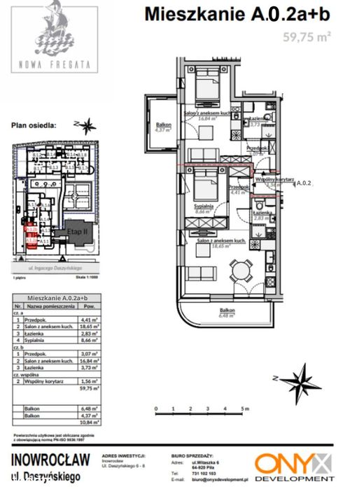 Nowa Fregata przy Solankach - Apartament 24,42 m²