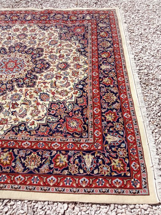 Tapete ISFAHAN Persia-Uma peça de sonho!ORIGINAL PERSIA!