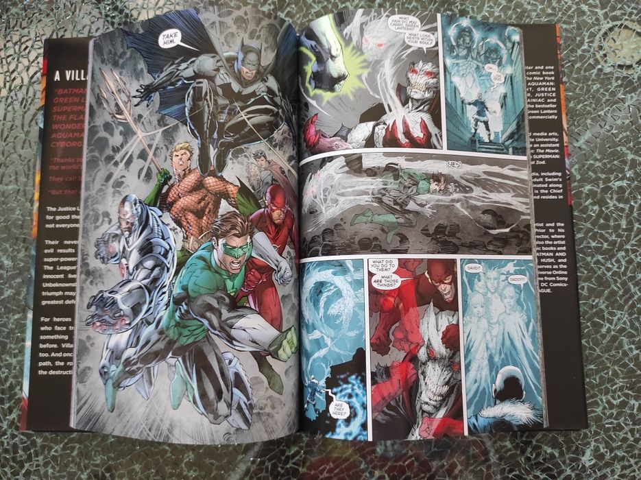 Justice League Vol. 2 The villain's Journey Geoff Johns Jim Lee DC Comics Banda desenhada