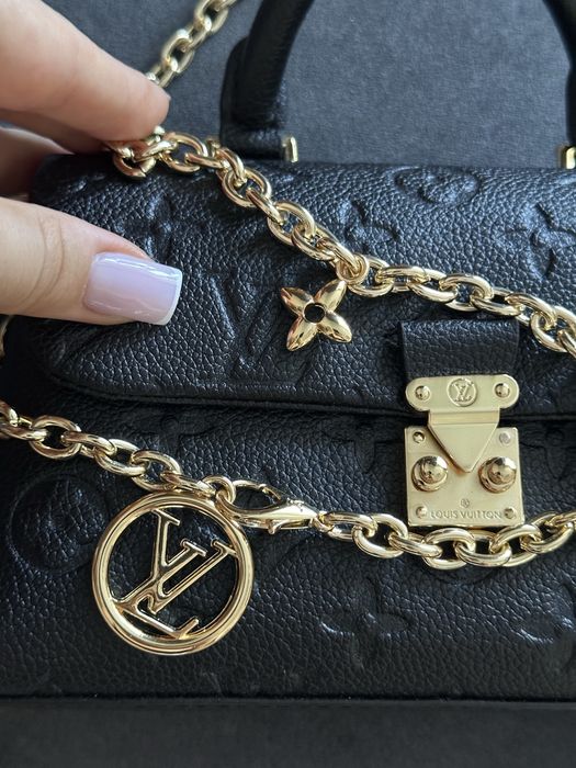 Сумка Louis Vuitton nano madeleine в натрульній шкірі , lv , луі вітон