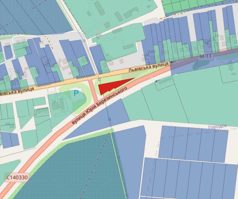 Продаж комерційної земельної ділянки перша лінія Городок, Львів обл.