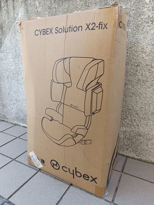 Cadeira Auto CYBEX Solution X2-Fix - Silver (Grupo 2/3) - marca recomendada pela DECO PROTESTE (com caixa original)
Solution X2-Fix