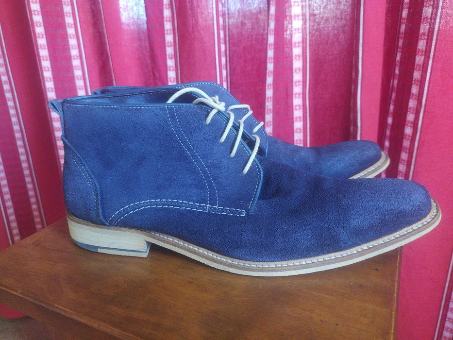 Фирменные классные ботинки- дезерты NELSON Голландия.44-45 р.Натур.кож