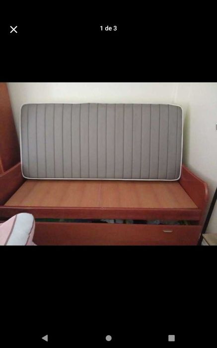 cama solteiro com gavetão