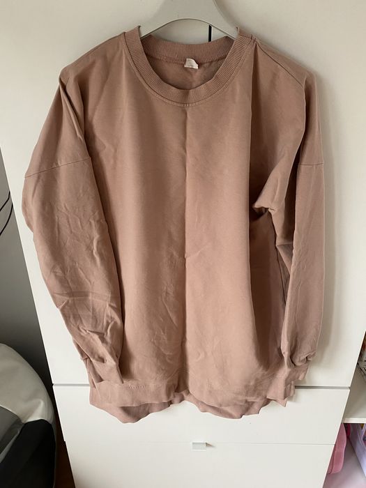 Bluza oversize S brudny róż