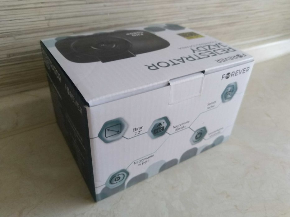 NOWA Kamera Samochodowa 2,2" WideoRejestrator + Kamera Cofania FOREVER