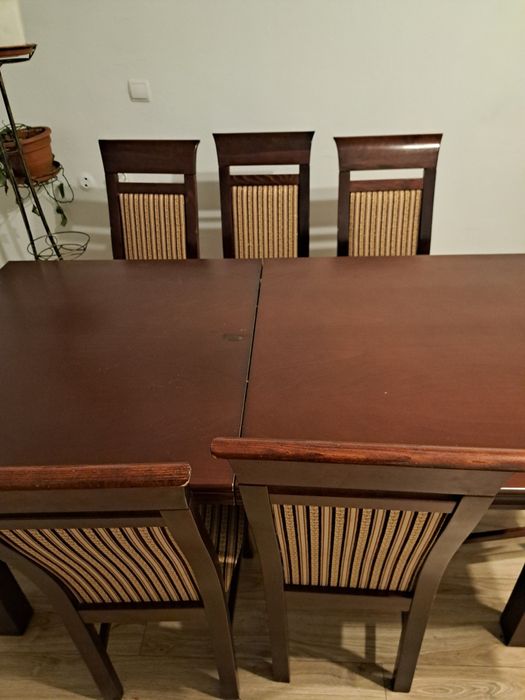 Stół i 8 krzeseł 160/200