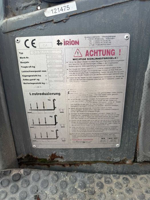 Boczny wózek widłowy IRION BAUMAN DFQ50