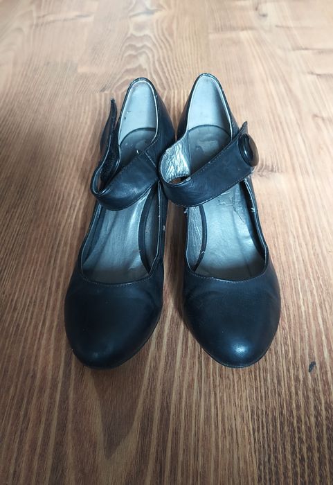Buty na obcasie, czółenka, rozmiar 36, buty na koturnie, wizytowe